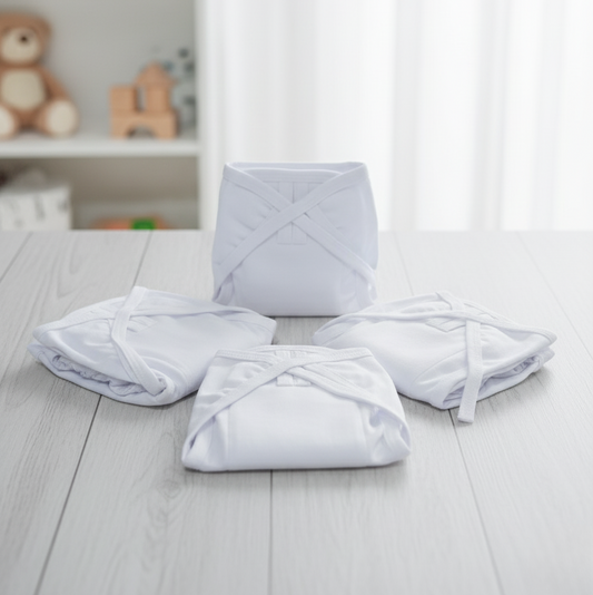 WHITE NAPPY PADED - 21RKNP