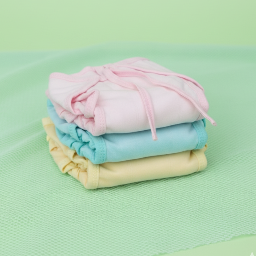 BABY NAPPY PRINTED, Pack of 5 - 302, 30cm